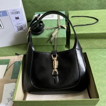 구찌 재키 1961 스몰백 블랙레더 636709 10O0G 1000 6칼라