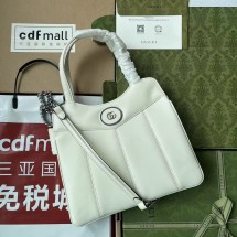 구찌 여성 PETITE GG SMALL LEATHER TOTE BAG 745918 2칼라