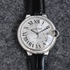 까르띠에 발롱 블루 오토매틱 실버 다이얼 남성용 42mm 시계 4칼라 WSBB0026