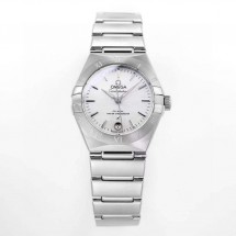 오메가 여성 손목 시계 Constellation 맨하탄 Co-Axial 29mm 131.10.29.20.02.001