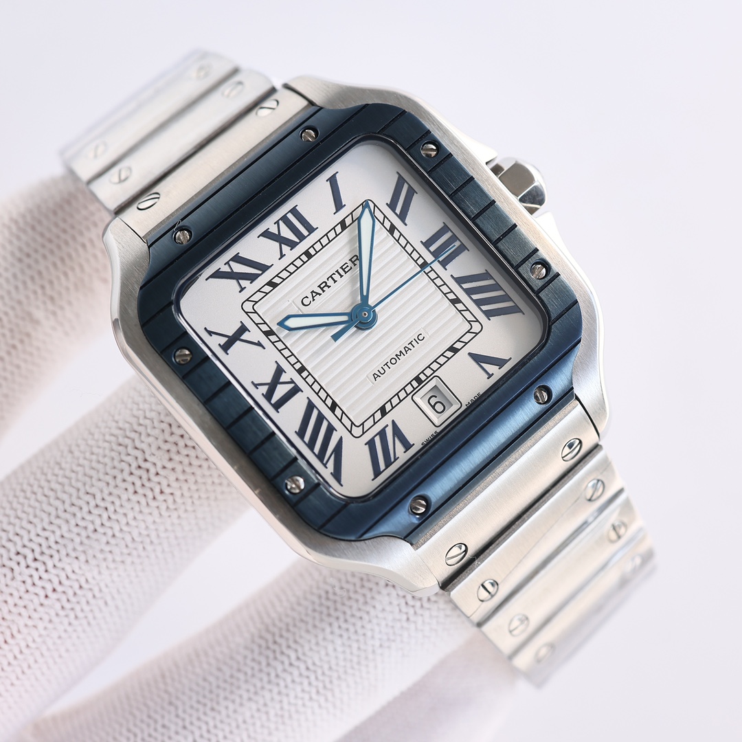 까르띠에 산토스 데 카르티에 39.8mm 시계 WSSA0047