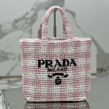PRADA 프라다 라피아 토트 백 스몰 3 컬러 1BG422