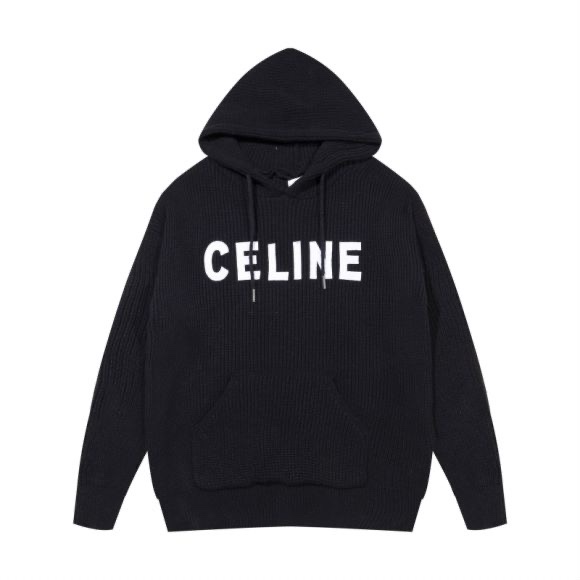 셀린느 CELINE 골지 후드 니트 2컬러 2A85W423P
