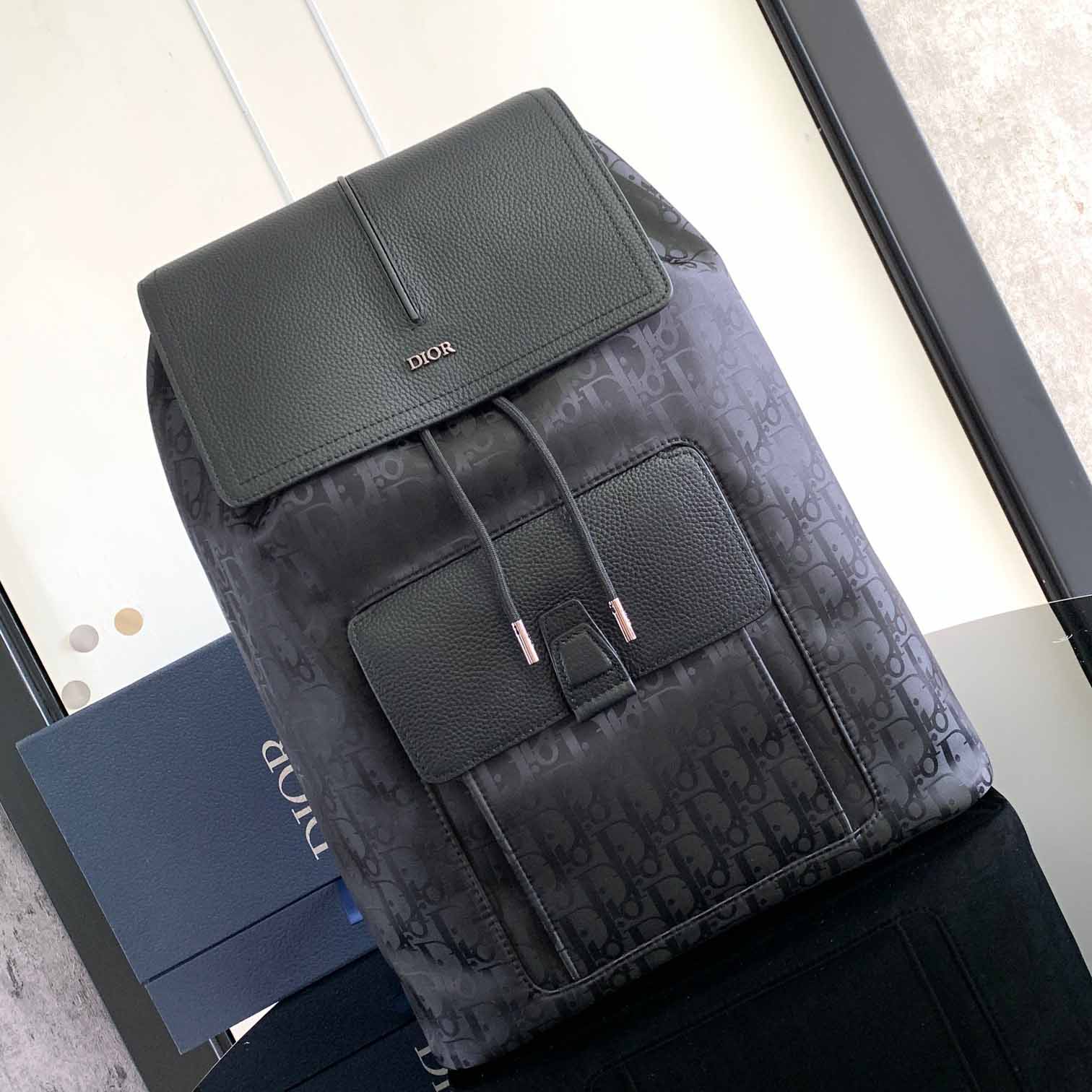 디올 Dior Oblique 픽셀 테크니컬 패브릭 백팩 2칼라 1ESBA138YPN