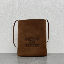 셀린느 버킷 스웨이드 194953FGU 19BR FW23