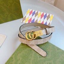 구찌 GG 마몬트 리버서블 씬 2.0mm 여성벨트 659418