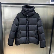 버버리 디태처블 슬리브 후드 퍼퍼 재킷 80591391