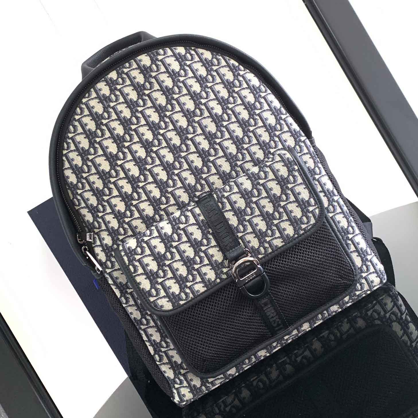 디올 DIOR 오블리크 자카드 백팩 2칼라 1EIBA178YKY