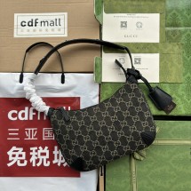 24 SS 구찌 Ophidia GG 오피디아 코튼 블랙 미니 숄더백 658551 FAC2F 8450