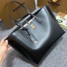 버버리 모노그램 모티프 레더 미디엄 토트백 2칼라 80527261