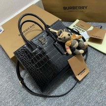 버버리 가방 미니 프란시스 크로커다일 토트백 2칼라 80725251