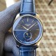 론진 마스터콜렉션 문페이즈 블루 가죽 40mm 시계 L2.909.4.92.0