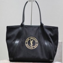 생로랑 리브 엠브로이더리 캔버스 토트 빅 백 780096FAC3I1075