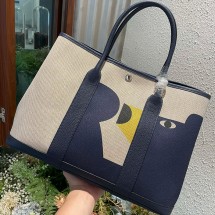 에르메스 가든파티 36 보야쥬 토트백 Écru / Beige / Multicolore / Indigo H085078CKAA