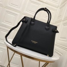 버버리 뉴 하우스체크 미듐 배너백 카멜 3칼라 40236931