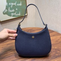 토리버치 데일리 심플 에머슨 블랙 레더 숄더백 4칼라 137416