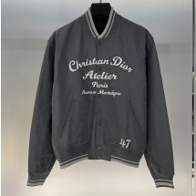 디올 옴므 디올 아뜰리에 테디 블루종 GREY 213C406A5457