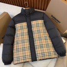 버버리 리버시블 체크 퍼퍼 재킷 아카이브 베이지 80792961