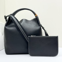 로로피아나 LORO PIANA 베일 라지 백 카프스킨 민무늬 3컬러 FAM9875
