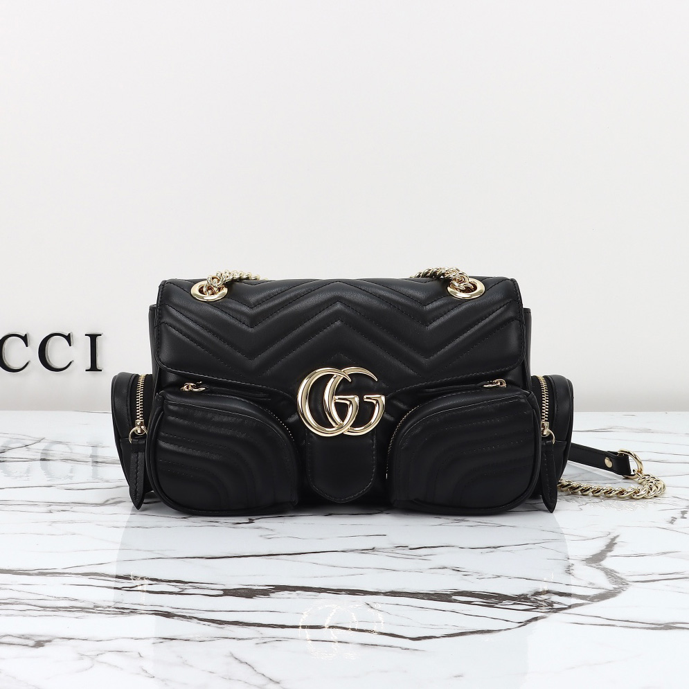 구찌 24FW 여성 GG 마몬트 멀티포켓 스몰 숄더백 3컬러 795228