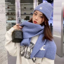 셀린느 고품질 스카프 머플러+모자 세트 2칼라 09