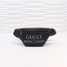 GUCCI 구찌 스몰 로고 프린트 레더 벨트백 2컬러 527792