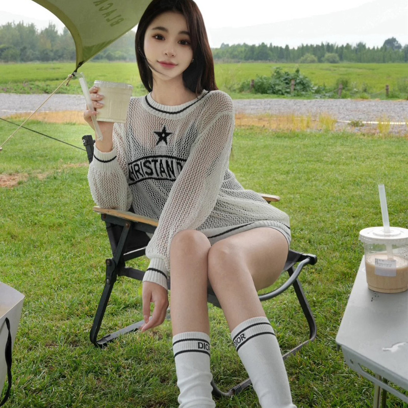 디올 고품질 여성 긴팔티 01