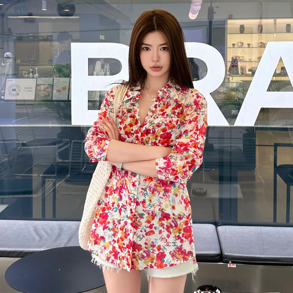 샤넬 고품질 긴팔셔츠 01