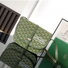 고야드 벨베데레 브랜드 마이크로 로고 캔버스 여성 카키그린 BELGYDPMLTY-29CG29P